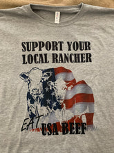 Load image into Gallery viewer, Support Ranching Eat USA Beef T Shirt
