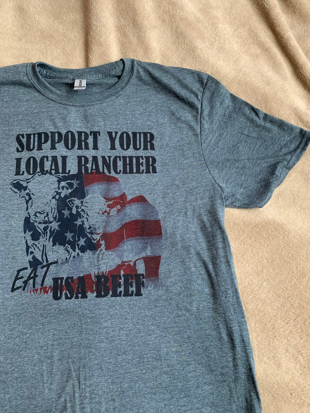 Support Ranching Eat USA Beef T Shirt
